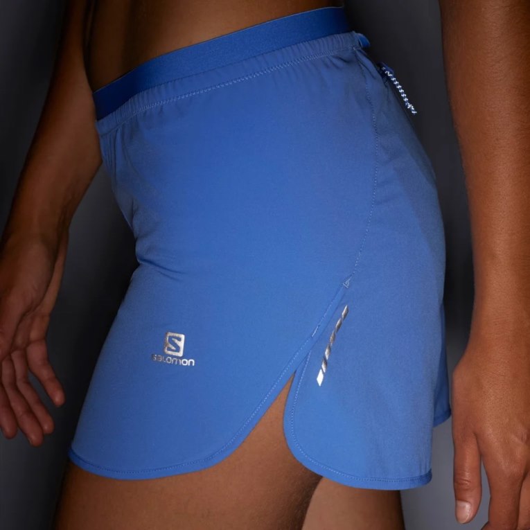 Light Blue Salomon Cross 3'' Women's Running Shorts | IE AD4936